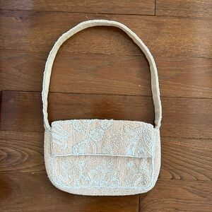Anthropologie beaded shoulder bag